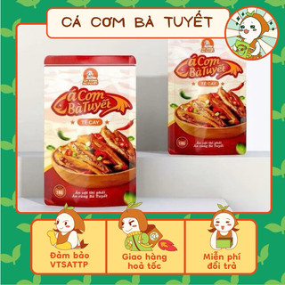  Combo 10  cá cơm bà Tuyết vị tê cay  gói 18g  Cá cơm ăn cùng bà Tuyết ăn là nghiền Ăn Vặt Nhà Mầm. 