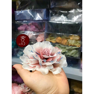 HOA LỤA CÀI ÁO đính áo 13cm