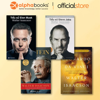Lẻ - Sách tiểu sử của tác giả Walter Isaacson: Elon Musk, Steve Jobs, Einstein, Leonardo Da Vinci (Alpha Books)