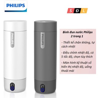 Bình đun nước kiêm giữ nhiệt mini 400ml Philips AWP2791 / AWP2792 [mẫu cắm điện]