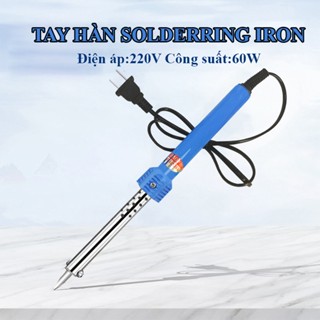 Mỏ Hàn Thiếc SOLDERRING IRON Điện Áp 220V Công Xuất 60W Tay Hàn Nhiệt Mini Hàn Linh Kiện Điện Tử