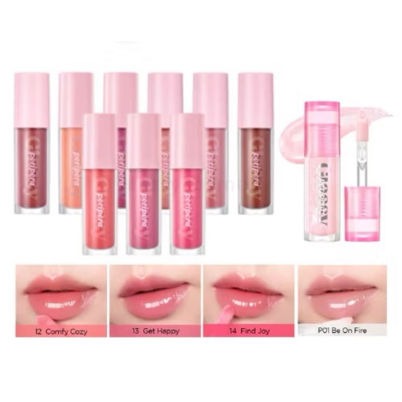 [FULL 14 MÀU] SON BÓNG PERIPERA INK GLASTING LIP GLOSS