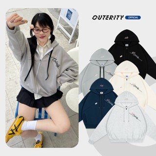 Áo Khoác Hoodie Zip Outerity 2027 | Mũ to dày dặn bigsize | Localbrand 2024