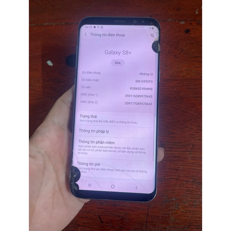 Điện thoại Samsung Galaxy S8 Plus 2 sim