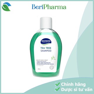  ✅ CHÍNH HÃNG  REDWIN Dầu Gội Phục Hồi Tóc Gãy Rụng - Giảm Ngứa Da Đầu Tea Tree Shampoo 250ml 