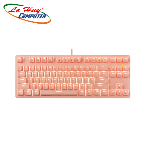 Bàn phím chơi game cơ E-DRA EK387L - Pink (Blue Switch, Brown Switch, Red Switch)