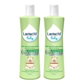 Sữa tắm gội em bé Lactacyd extra milky 250 ml