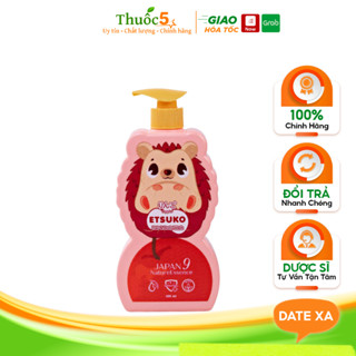 Sữa Tắm Gội Cho Bé ETSUKO 400ml Dưỡng Ẩm Dịu Nhẹ Kháng Khuẩn Bảo Vệ Cho Bé, An Toàn Cho Da Nhạy Cảm