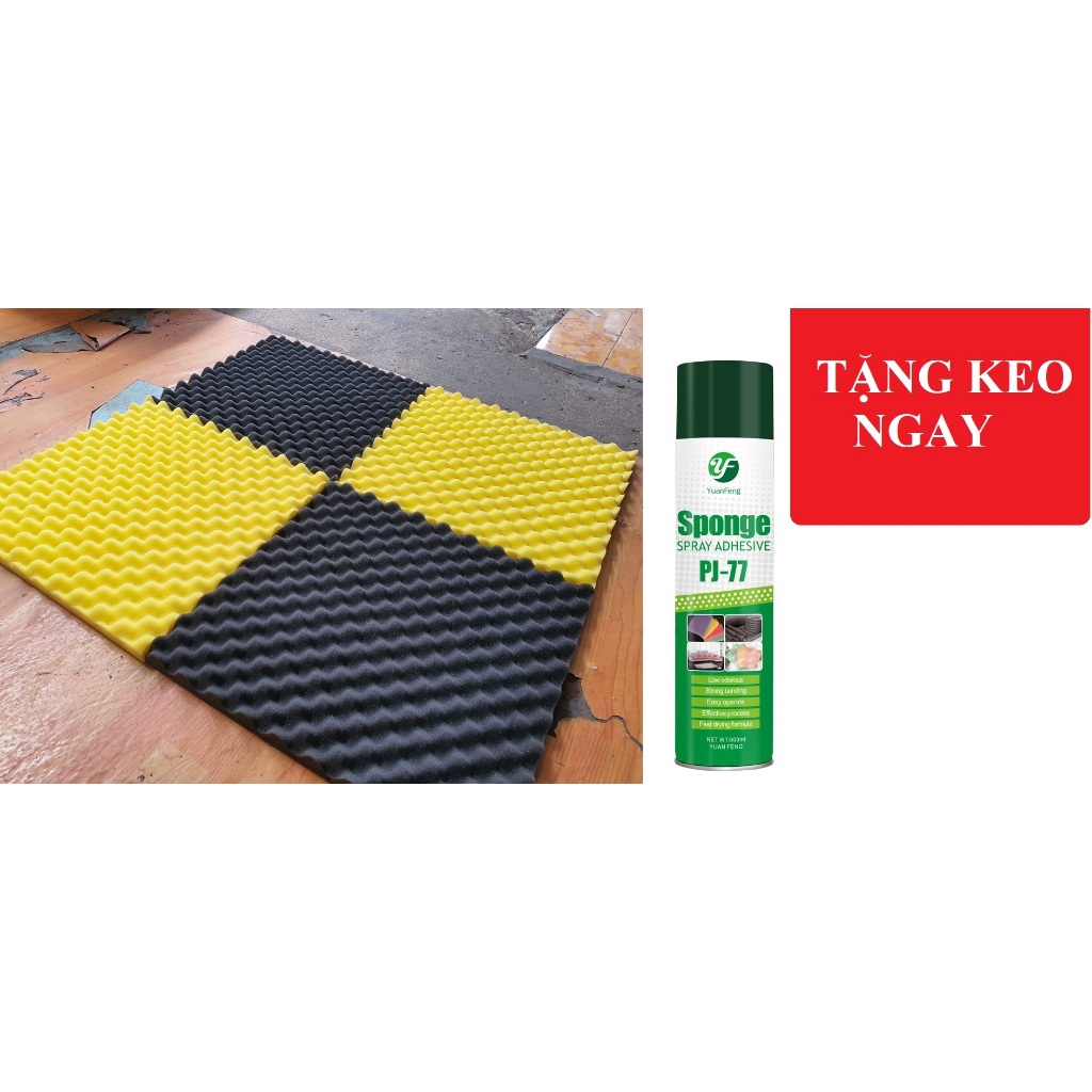 [TẶNG KEO] Sale Mút tiêu âm Combo 50 tấm trứng gà 50x50cm giá rẻ