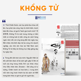 Sách - Khổng Tử - Nguyễn Hiến Lê - Triết Lý Nhân Sinh Quan, Triết Học Sâu Sắc - Bizbooks