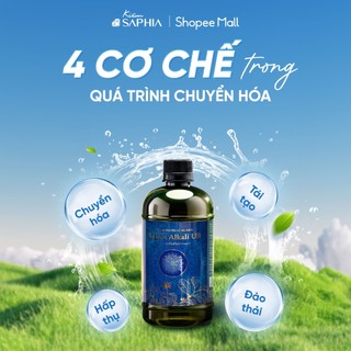 Nước Kiềm Thảo Dược Ung Bướu- KIỀM SAPHIA Alkali UB, Dung Tích 500ml