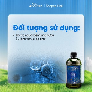 Nước Kiềm Thảo Dược Ung Bướu- KIỀM SAPHIA Alkali UB, Dung Tích 500ml