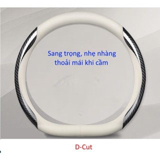 (D-Cut) Bọc vô lăng da cao cấp microfiber, ôm khít dành cho xe Territory,Elantra,Seltos, Sonet Suzuki XL7, MG,Carens New