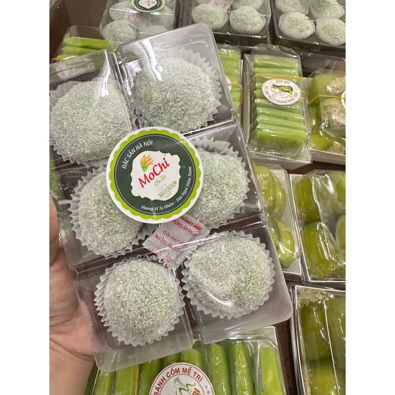 Bánh Mochi cốm dừa Hà nội