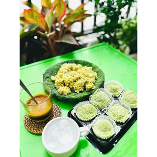 Bánh Mochi cốm dừa Hà nội