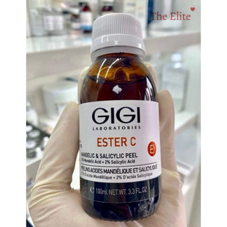 ￼Tinh chất Peel làm trắng Gigi Ester C Mandelic 13% cho da thiên dầu thâm mụn 20 ml 