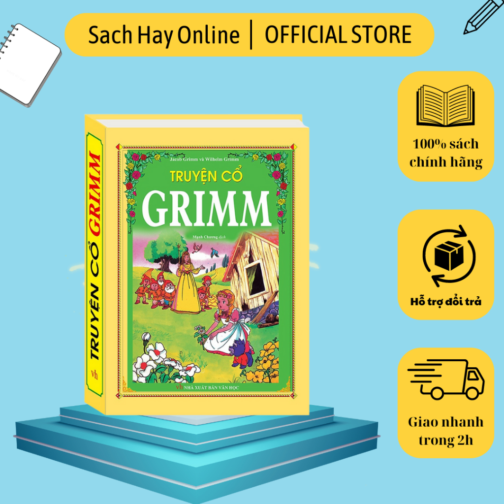 Sách - Truyện cổ Grimm (bìa cứng)