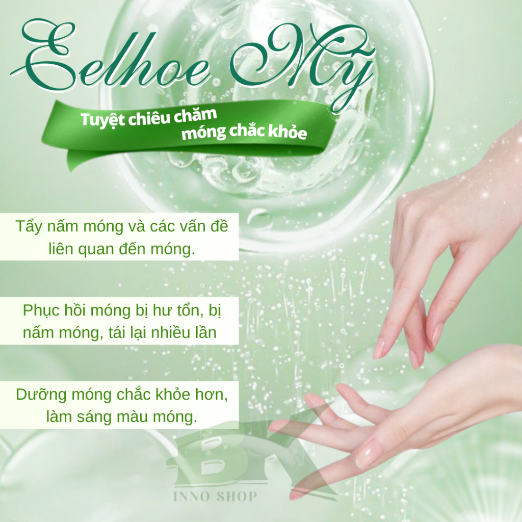 Tinh Chất Dưỡng Móng Tay, Chân Thảo Dược Gừng Già Xanh Nail Fungus EELHOE Mỹ Loại Bỏ Nấm Móng, Thối Bọng Móng, Hư Khóe