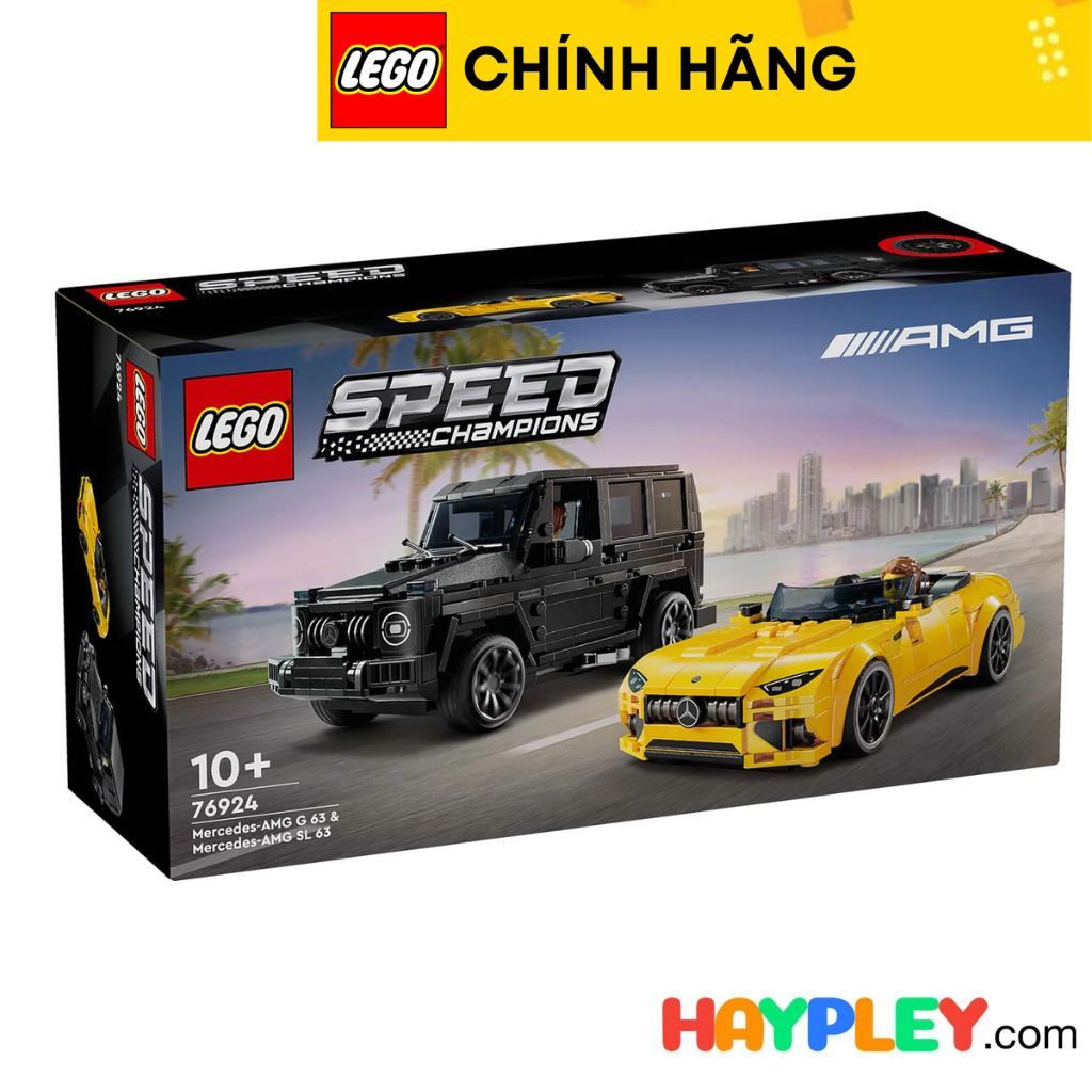 LEGO 76924 Siêu xe Mercedes-AMG G63 & Mercedes-AMG SL63 Speed Champions