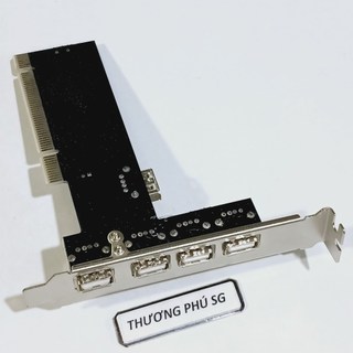 Card PCI USB 2.0 / Card Có 5 cổng USB 2.0 (Thiết bị tự nhận)