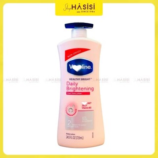 SỮA DƯỠNG THỂ VASELINE Healthy Bright Daily Brightening Body Lotion 725ml (HỒNG - vòi xanh) (bản Ấn)