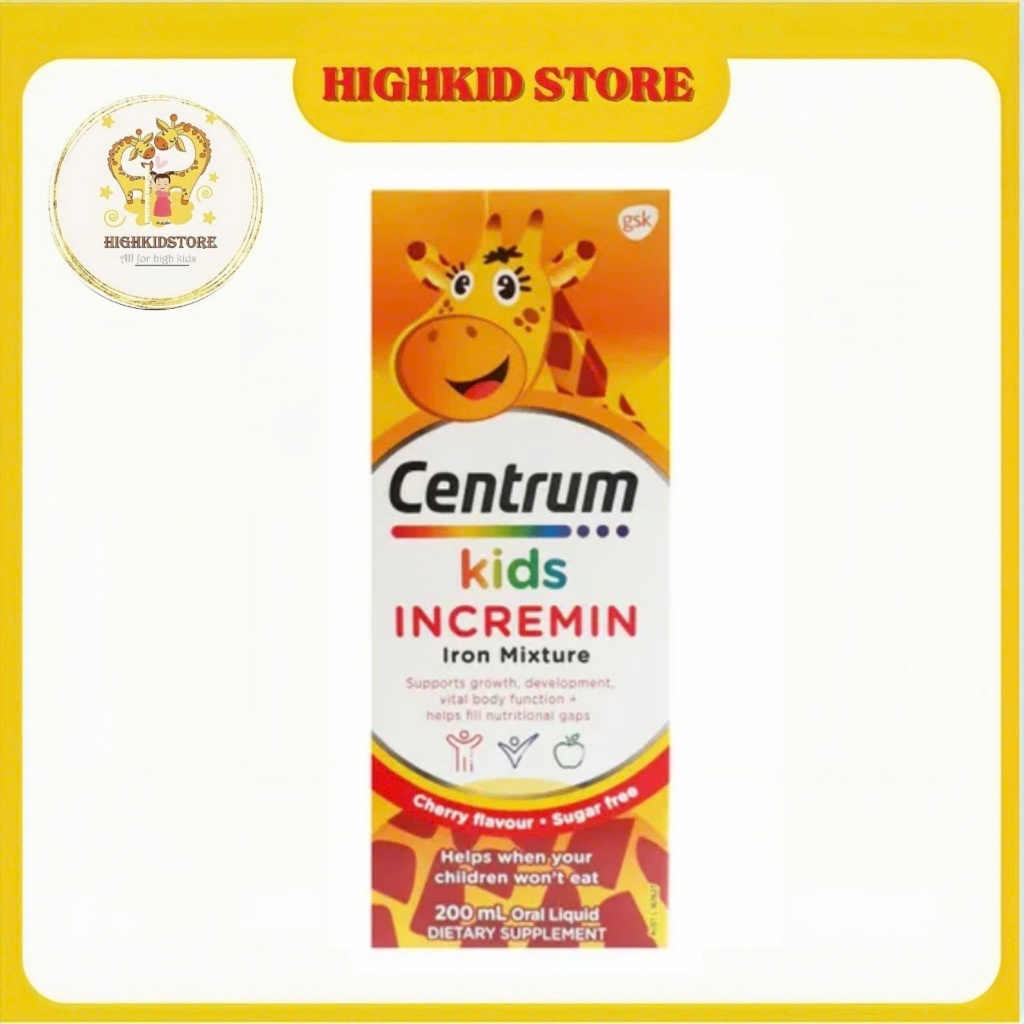 Siro Centrum Kids Incremin Iron Mixture Của Úc 200ml