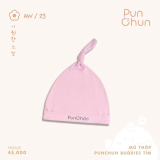 [CHÍNH HÃNG] Mũ chóp/tai gấu sơ sinh Punchun