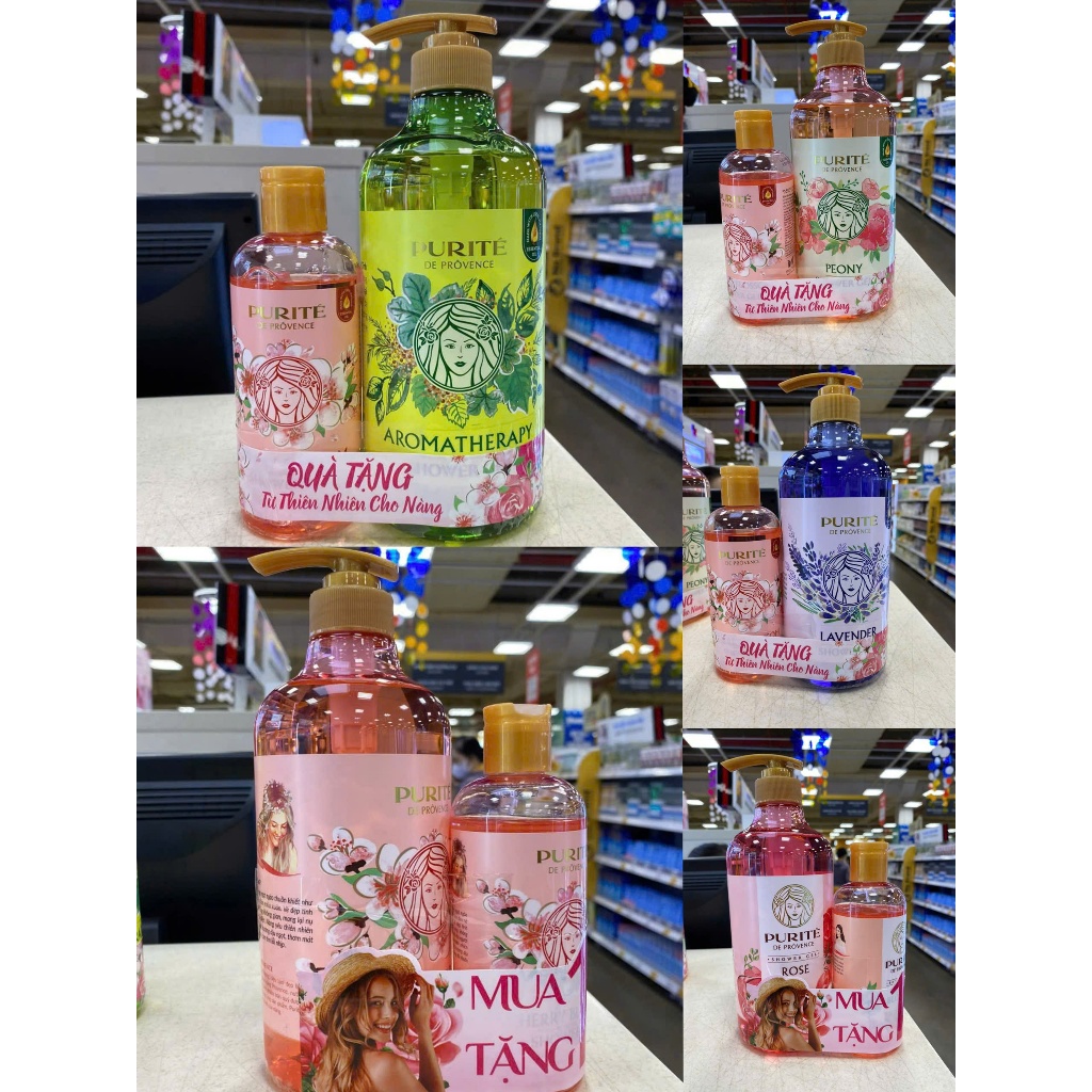 Sữa tắm Purite by Provence 850ml không tặng