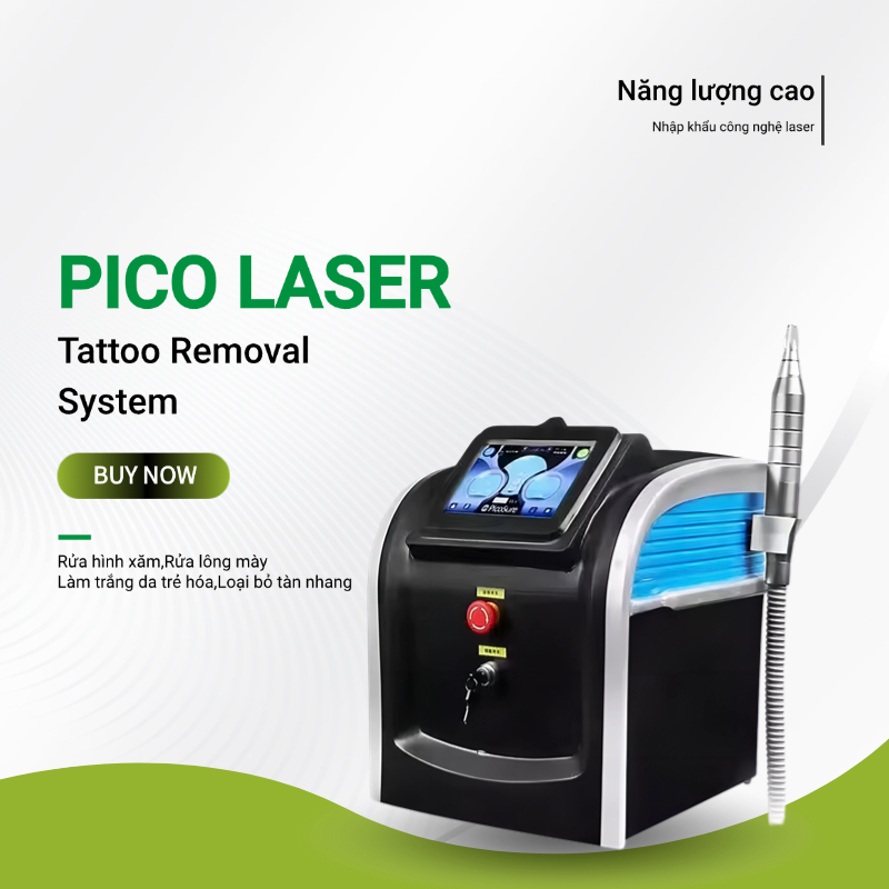 [Năng lượng cao] Máy Laser Pico Sure Mini | Máy Xóa Xăm Laser Mini Pico Sure, Xóa Xăm, Tàn Nhang [ B