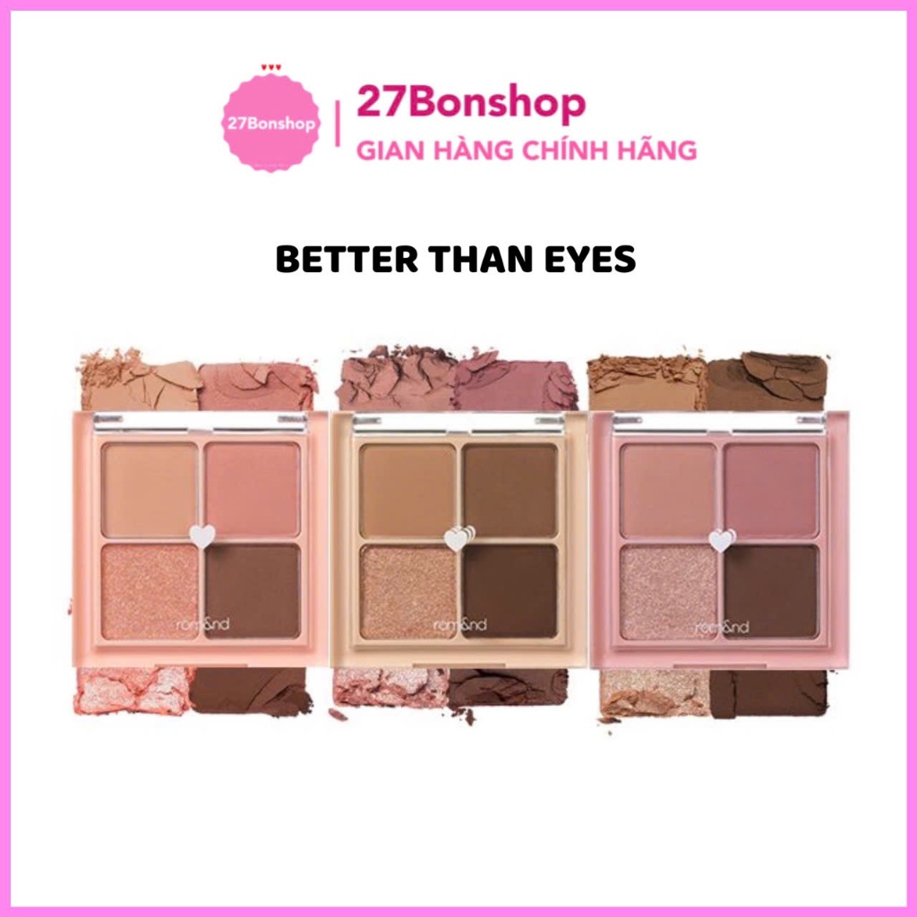BẢNG PHẤN MẮT 4 Ô ROMAND BETTER THAN EYES