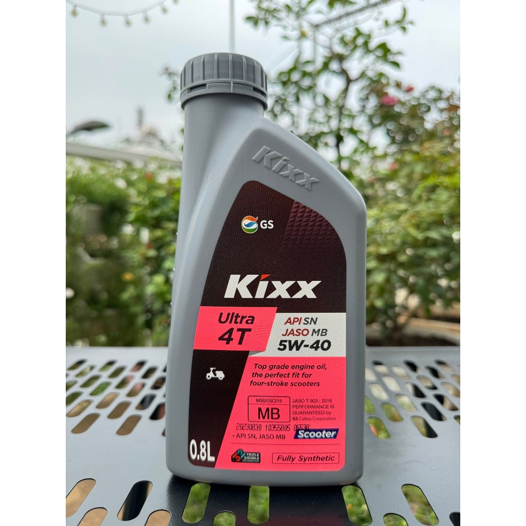 Nhớt xe ga Kixx 5W40 SN fully synthentic 800ml