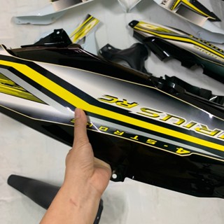    TẶNG TEM   Bộ Dàn áo xe Sirius -Sirius RC màu Trắng Đen - nhựa nguyên sinh loại 1 