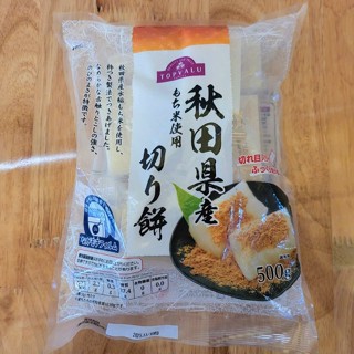  TOPVALU  gói TRẮNG 500g  BÁNH GẠO NẾP KIRIMOCHI  JAPAN  Glutinious Rice Cake form Akita 