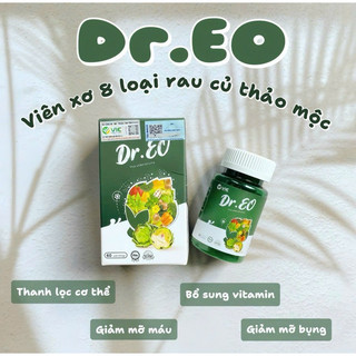Detox giảm mỡ bụng hộp 60 viên