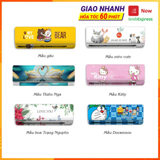 Tranh decal dán máy lạnh thương hiệu HUE DECOR -   Mang đến diện mạo mới cho máy lạnh, phù hợp với( MÁY LẠNH FULL4 MẶT)