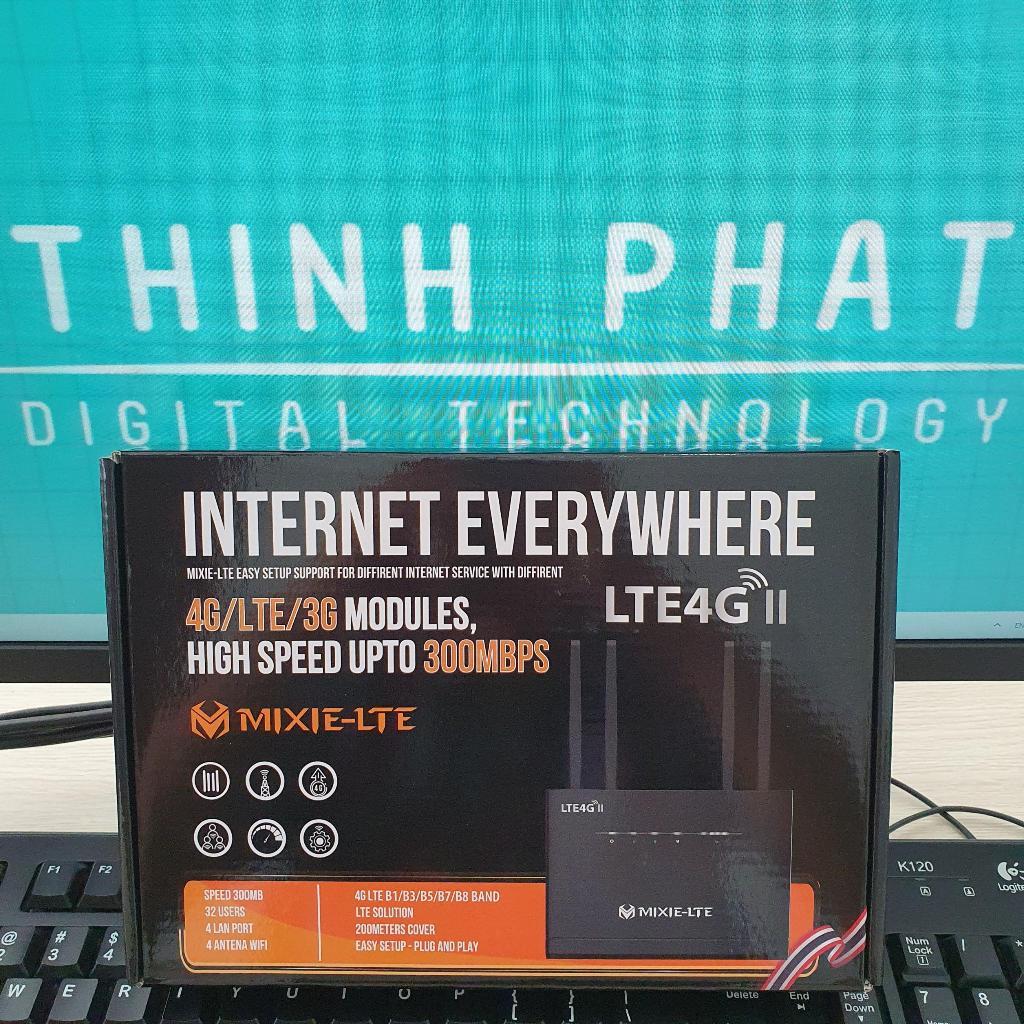 Bộ phát 3G/4G WIFI MIXIE-LTE 4G II 4 Cổng LAN - 4 ANTENA WIFI