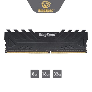  Bộ nhớ RAM KingSpec DDR4 PC 8GB   16GB   32GB   D4M Black - Series    - Hàng Chính Hãng 