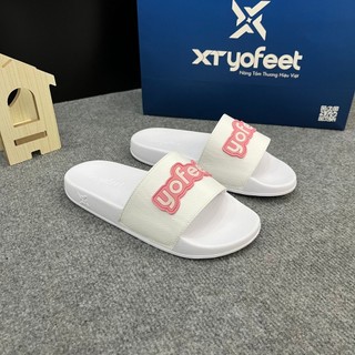 Dép nam nữ Thương Hiệu XT YOFEET - đế màu trắng trẻ trung năng động Mã: XC 40