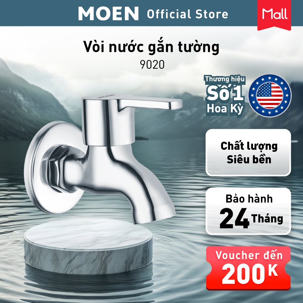 Vòi nước MOEN gắn tường - 9020 - Hàng chính hãng
