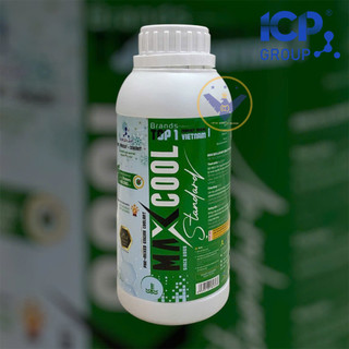 Nước làm mát màu xanh, Maxcool can 4L tặng lon 500ml