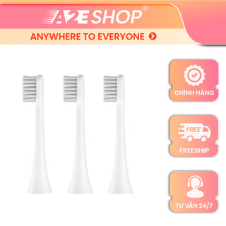 Đầu bàn chải Zenyum Sonic - thân trắng, lông trắng, đầu bàn chải thay thế