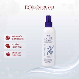  Xịt khoáng dưỡng ẩm và làm sáng da Reihaku Hatomugi 250ml Nhật Bản 