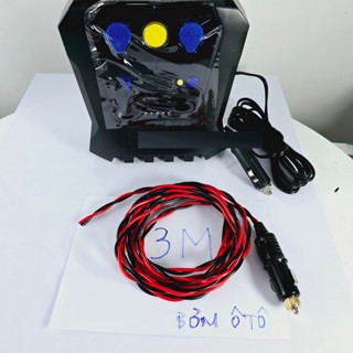 Chân Tẩu Sạc 12v / 24v 180w ( 15A)  hàn sẵn dây điện 3 mét. Chuyên thay thế bơm ô tô, máy hút bụi...