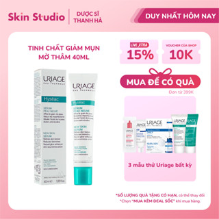 Serum giảm mụn thâm, se khít lỗ chân lông cho da dầu mụn  URIAGE HYSÉAC SERUM PEAU NEUVE 40ml - Skin Studio