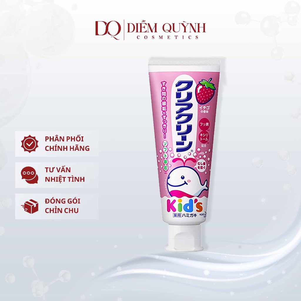 Kem đánh răng trẻ em KAO Kids Nhật Bản 70g