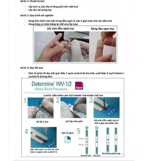 Que Thử HIV Tại Nhà Chính Xác Bảo Mật An Toàn Tiết Kiệm