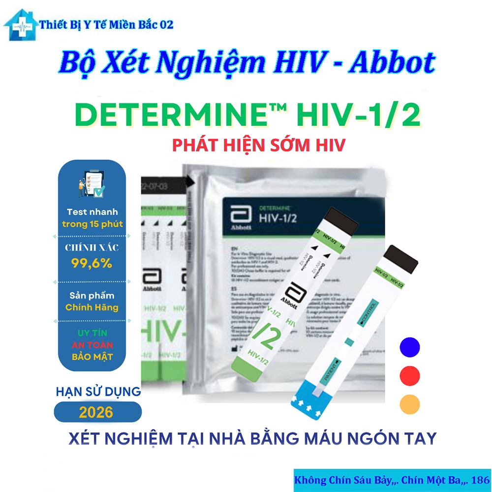 Que Thử HIV Tại Nhà Chính Xác Bảo Mật An Toàn Tiết Kiệm