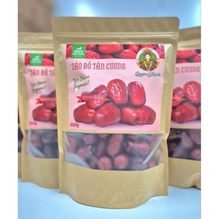 Táo Đỏ Sấy Khô Tân Cương Trái To Mềm Dẻo Thơm Ngọt Túi 500gr