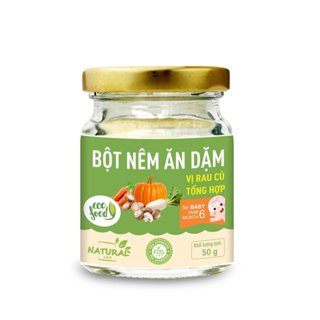 Bột Nêm Ăn Dặm ECOFOOD Cho Bé Từ 6 Tháng Tuổi,Kích Thích Bé Ngon Miệng Hơn - Date 2027