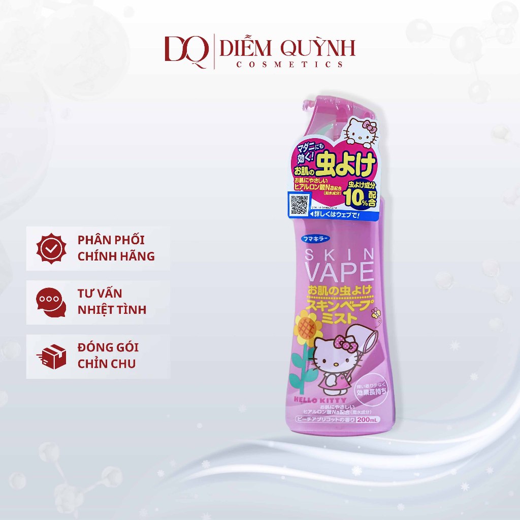 Xịt chống muỗi skin vape Nhật Bản 200ml
